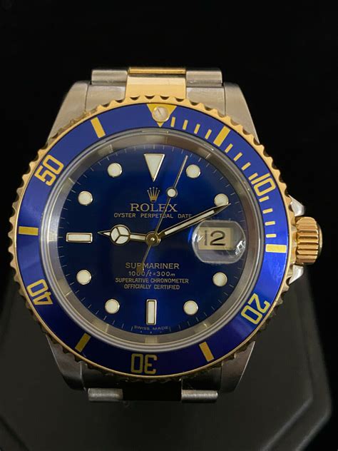 rolex watch blue gold|rolex submariner blue gold price.